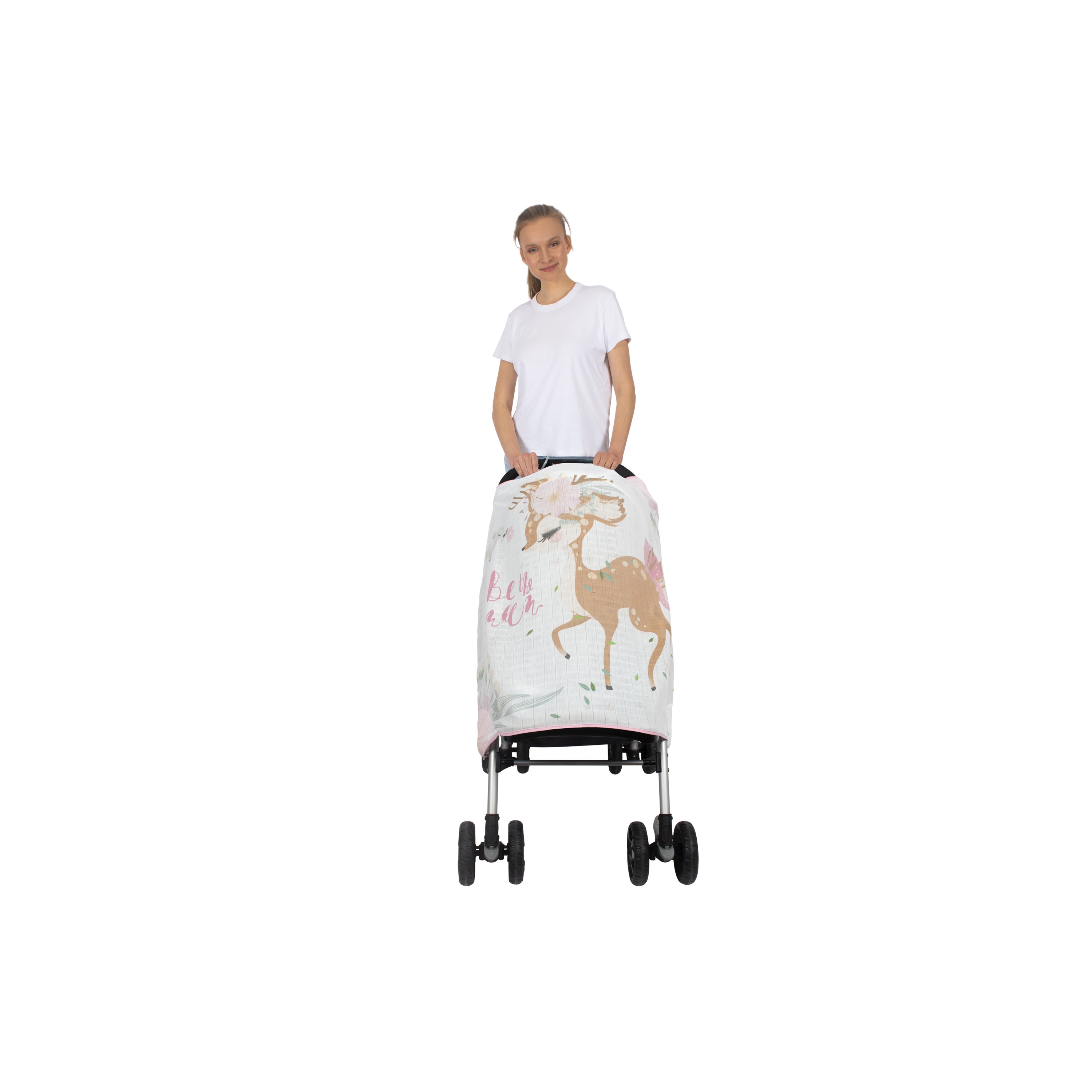 muslin stroller cover