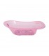 Transparent and Patterned Baby Bathtub with Drain