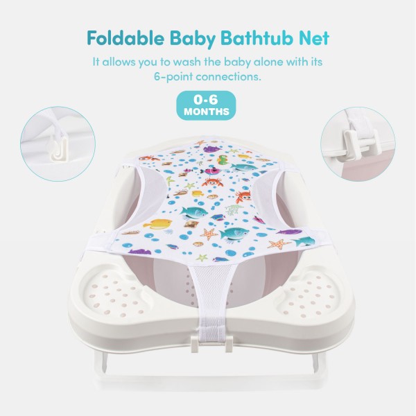 5'li Katlanabilir Bebek Banyo Seti