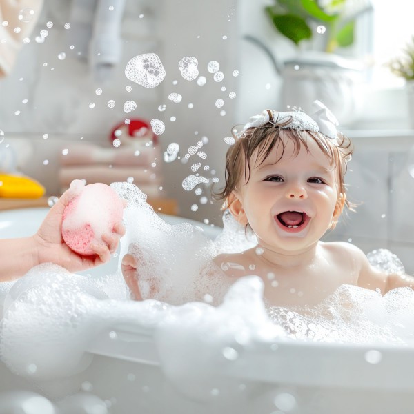 Selülozik Bebek Banyo Süngeri