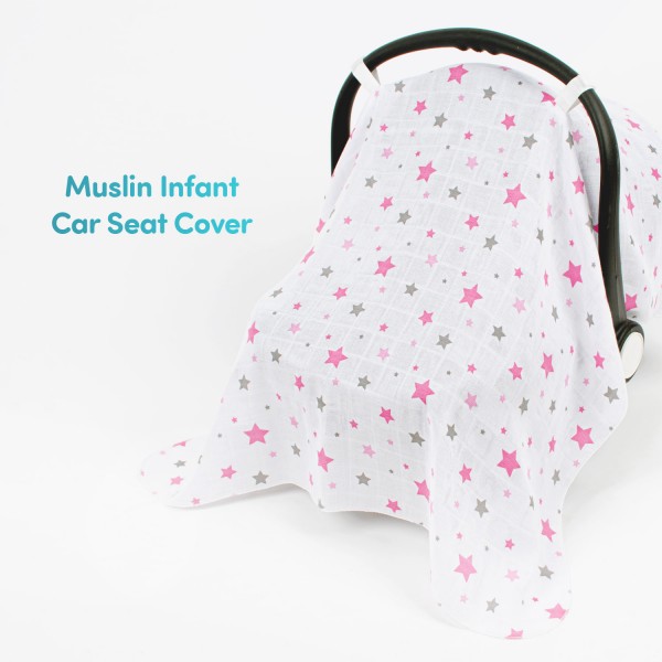 Muslin Infant Car Seat Cover