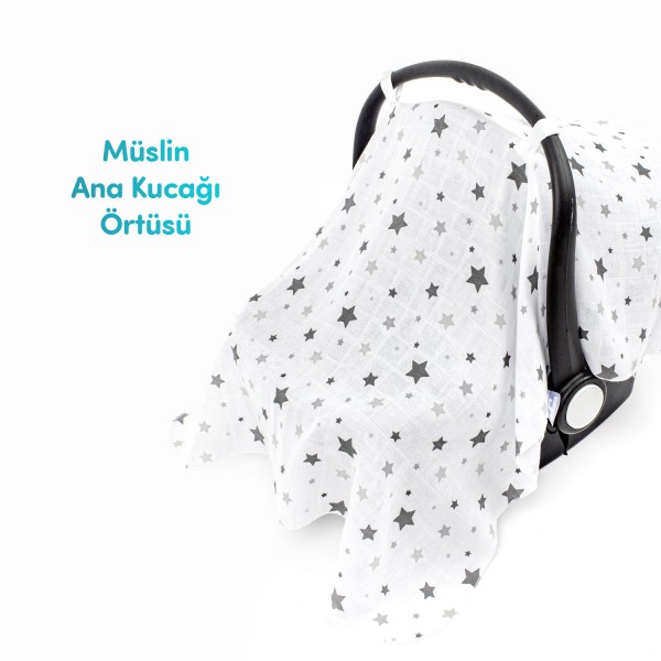 Muslin Infant Car Seat Cover