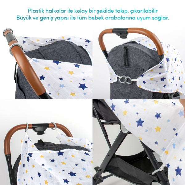 Muslin Stroller Cover