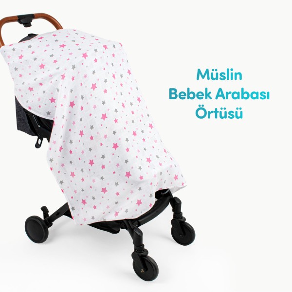 Muslin Stroller Cover