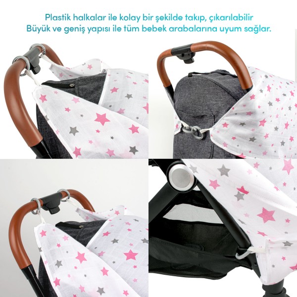 Muslin Stroller Cover