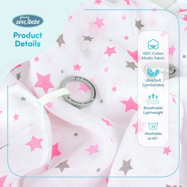 Muslin Stroller Cover