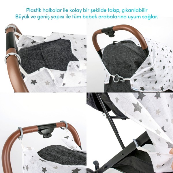 Muslin Stroller Cover