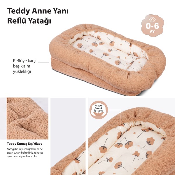 Teddy Anne Yanı Reflü Yatağı