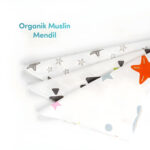 Organik Müslin Mendil (6 Adet)