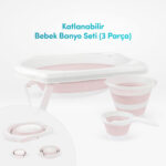 Katlanabilir Bebek Banyo Seti – 3 parça