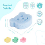 4 pcs Pack Baby Bath Sponge - Image 2