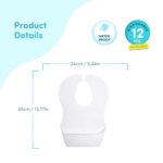 Disposable Paper Pocket Bib (12 Pcs) - Image 5
