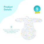 High Chair Feeding Bib with Sleeves (5 Pcs) - Image 7